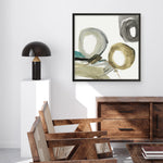Shop Rings And Lines II (Square) Art Print a painted abstract themed wall art print from The Print Emporium wall artwork collection - Buy Australian made fine art painting style poster and framed prints for the home and your interior decor room, TPE-PC-PG628-AP