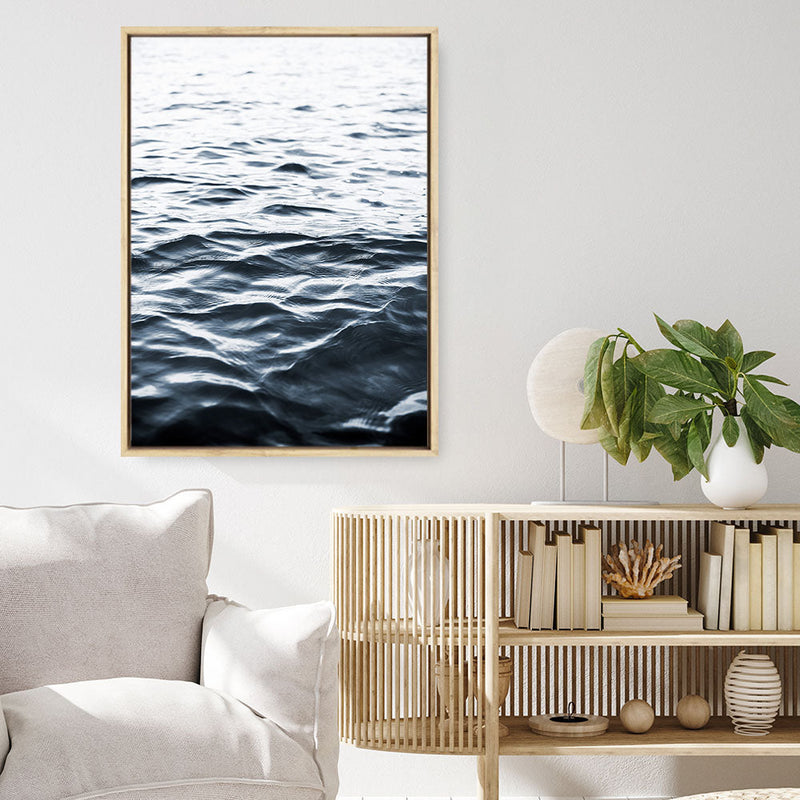 Shop Ripples Photo Canvas Print a coastal themed photography framed stretched canvas print from The Print Emporium wall artwork collection - Buy Australian made prints for the home and your interior decor space, TPE-145-CA-35X46-NF