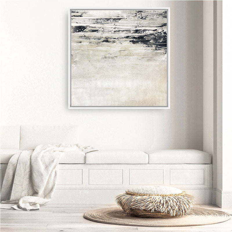 Shop Rising Wave I (Square) Canvas Print a painted abstract themed framed canvas wall art print from The Print Emporium artwork collection - Buy Australian made fine art painting style stretched canvas prints for the home and your interior decor space, TPE-PC-EZ909-CA-40X40-NF