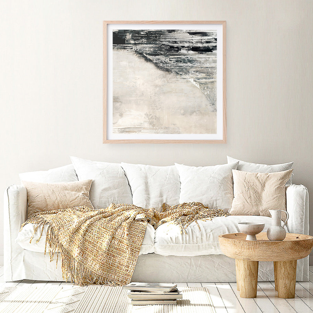 Shop Rising Wave II (Square) Art Print a painted abstract themed wall art print from The Print Emporium wall artwork collection - Buy Australian made fine art painting style poster and framed prints for the home and your interior decor room, TPE-PC-EZ910-AP