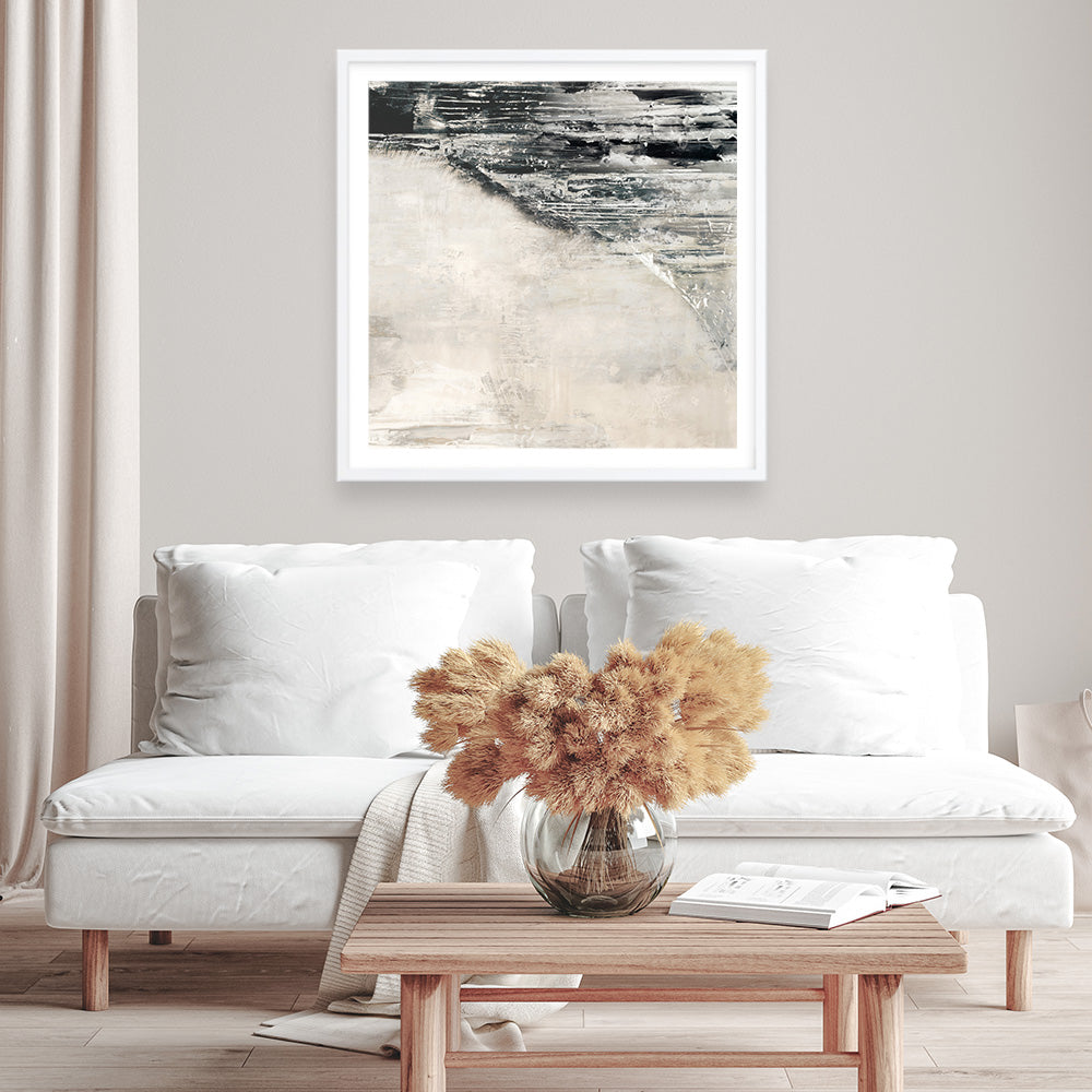 Shop Rising Wave II (Square) Art Print a painted abstract themed wall art print from The Print Emporium wall artwork collection - Buy Australian made fine art painting style poster and framed prints for the home and your interior decor room, TPE-PC-EZ910-AP