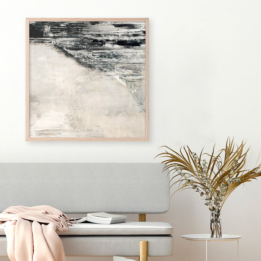 Shop Rising Wave II (Square) Art Print a painted abstract themed wall art print from The Print Emporium wall artwork collection - Buy Australian made fine art painting style poster and framed prints for the home and your interior decor room, TPE-PC-EZ910-AP