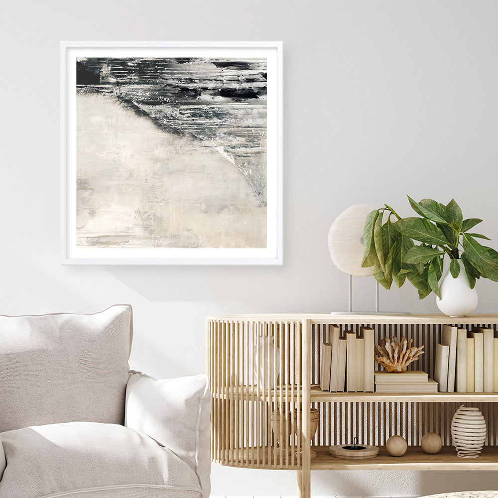 Shop Rising Wave II (Square) Art Print a painted abstract themed wall art print from The Print Emporium wall artwork collection - Buy Australian made fine art painting style poster and framed prints for the home and your interior decor room, TPE-PC-EZ910-AP