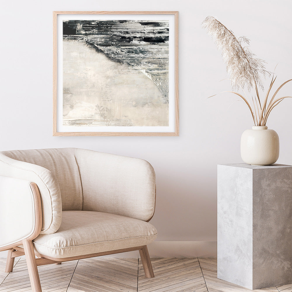 Shop Rising Wave II (Square) Art Print a painted abstract themed wall art print from The Print Emporium wall artwork collection - Buy Australian made fine art painting style poster and framed prints for the home and your interior decor room, TPE-PC-EZ910-AP
