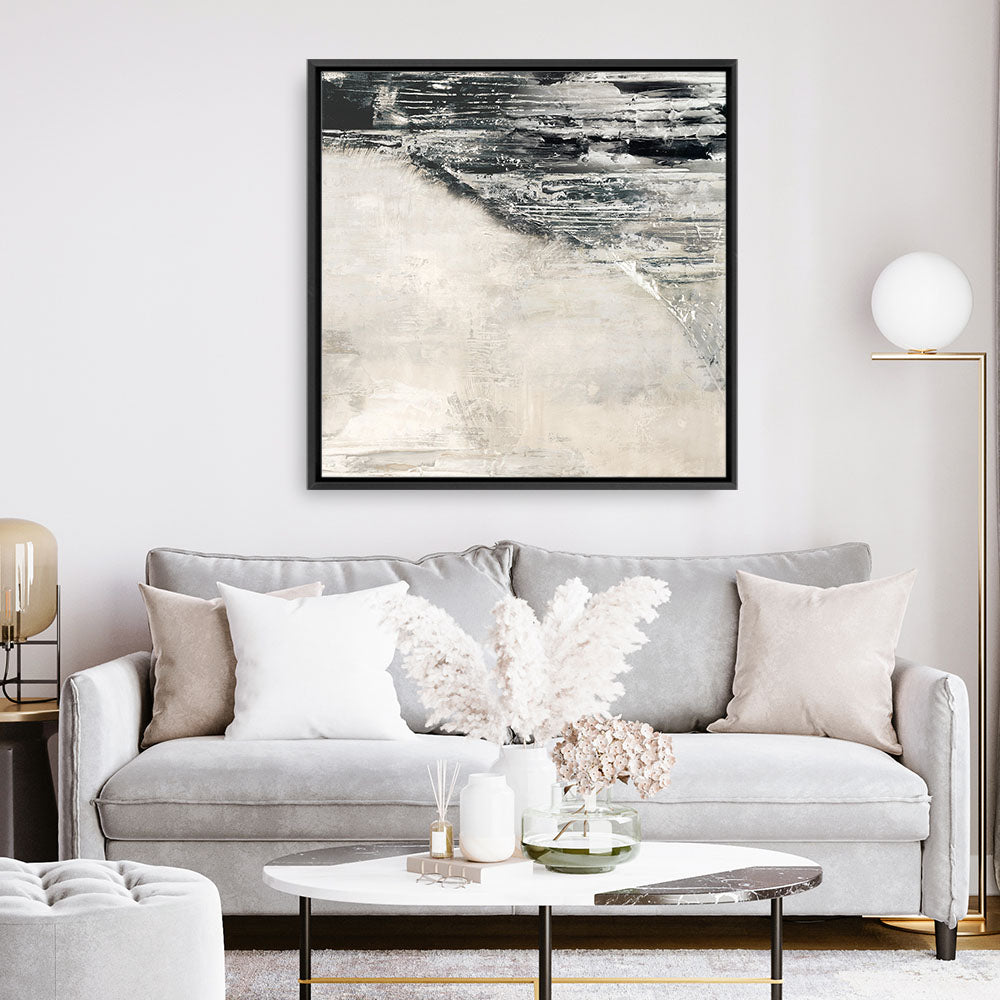 Shop Rising Wave II (Square) Canvas Print a painted abstract themed framed canvas wall art print from The Print Emporium artwork collection - Buy Australian made fine art painting style stretched canvas prints for the home and your interior decor space, TPE-PC-EZ910-CA-40X40-NF