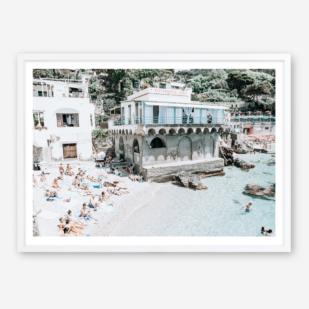 Shop Ristorante Ciro I Photo Art Print a coastal themed photography wall art print from The Print Emporium wall artwork collection - Buy Australian made fine art poster and framed prints for the home and your interior decor, TPE-752-AP