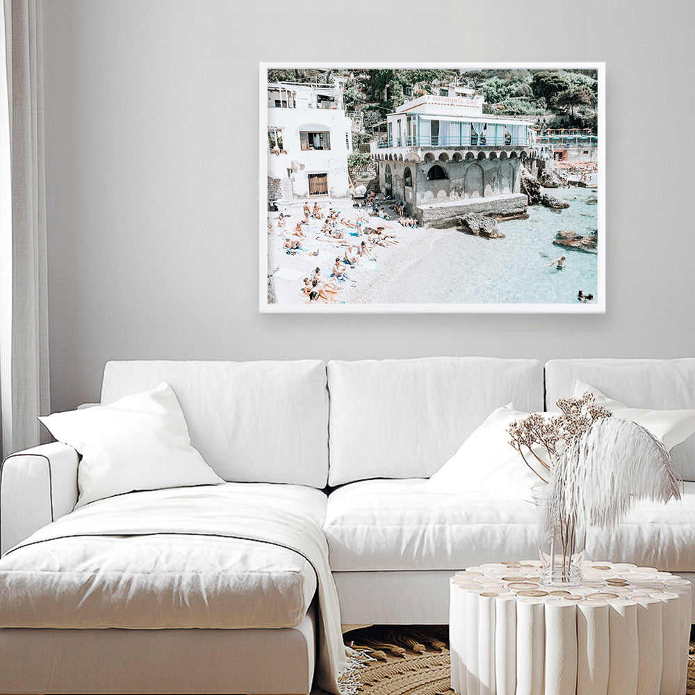 Shop Ristorante Ciro I Photo Art Print a coastal themed photography wall art print from The Print Emporium wall artwork collection - Buy Australian made fine art poster and framed prints for the home and your interior decor, TPE-752-AP