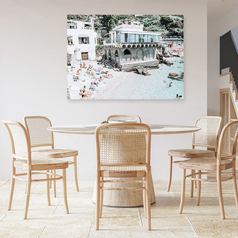 Shop Ristorante Ciro I Photo Canvas Print a coastal themed photography framed stretched canvas print from The Print Emporium wall artwork collection - Buy Australian made prints for the home and your interior decor space, TPE-752-CA-35X46-NF