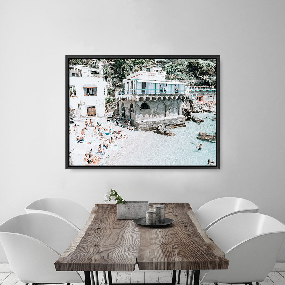 Shop Ristorante Ciro I Photo Canvas Print a coastal themed photography framed stretched canvas print from The Print Emporium wall artwork collection - Buy Australian made prints for the home and your interior decor space, TPE-752-CA-35X46-NF