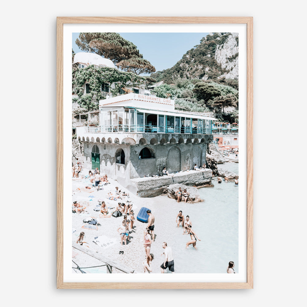 Shop Ristorante Ciro II Photo Art Print a coastal themed photography wall art print from The Print Emporium wall artwork collection - Buy Australian made fine art poster and framed prints for the home and your interior decor, TPE-975-AP