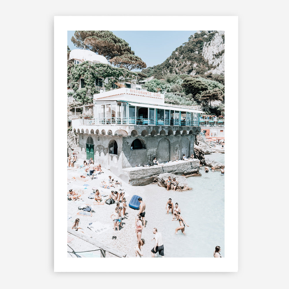 Shop Ristorante Ciro II Photo Art Print a coastal themed photography wall art print from The Print Emporium wall artwork collection - Buy Australian made fine art poster and framed prints for the home and your interior decor, TPE-975-AP