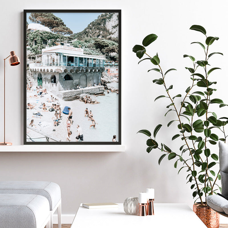 Shop Ristorante Ciro II Photo Art Print a coastal themed photography wall art print from The Print Emporium wall artwork collection - Buy Australian made fine art poster and framed prints for the home and your interior decor, TPE-975-AP