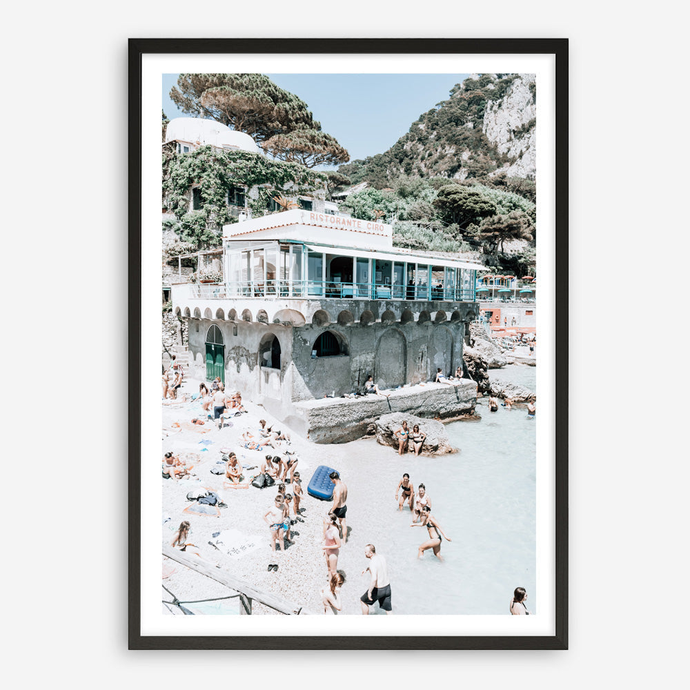 Shop Ristorante Ciro II Photo Art Print a coastal themed photography wall art print from The Print Emporium wall artwork collection - Buy Australian made fine art poster and framed prints for the home and your interior decor, TPE-975-AP