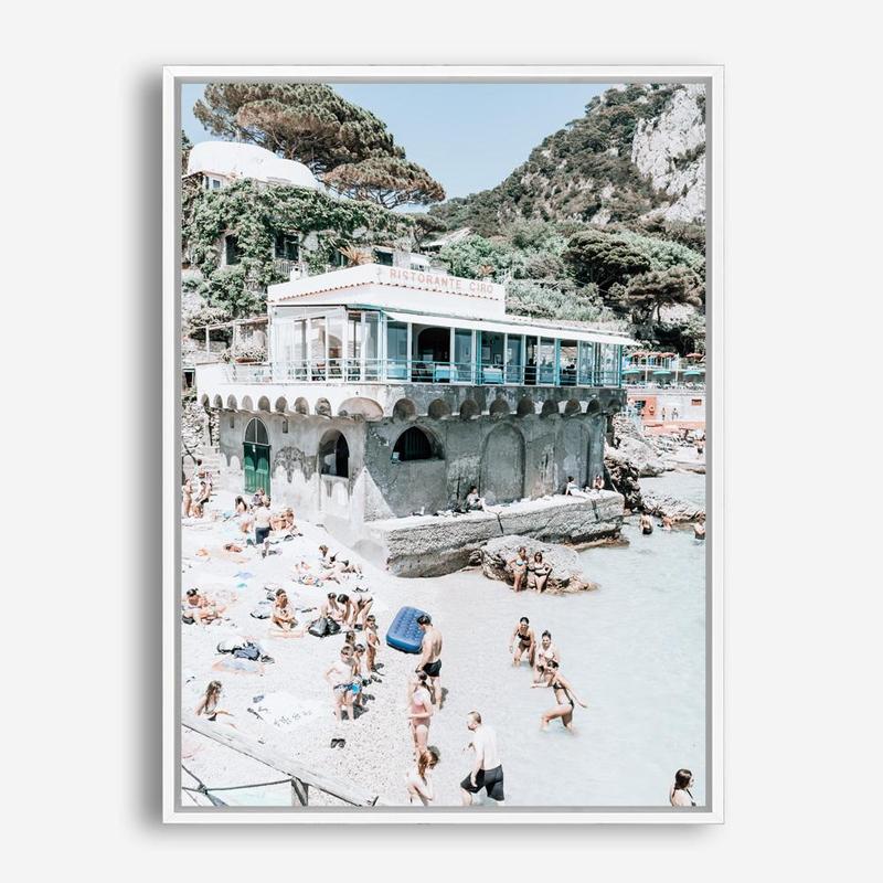 Shop Ristorante Ciro II Photo Canvas Print a coastal themed photography framed stretched canvas print from The Print Emporium wall artwork collection - Buy Australian made prints for the home and your interior decor space, TPE-975-CA-35X46-NF