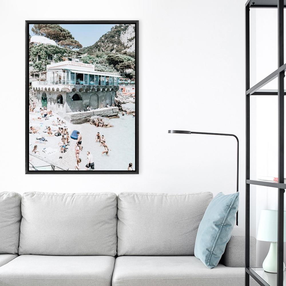 Shop Ristorante Ciro II Photo Canvas Print a coastal themed photography framed stretched canvas print from The Print Emporium wall artwork collection - Buy Australian made prints for the home and your interior decor space, TPE-975-CA-35X46-NF