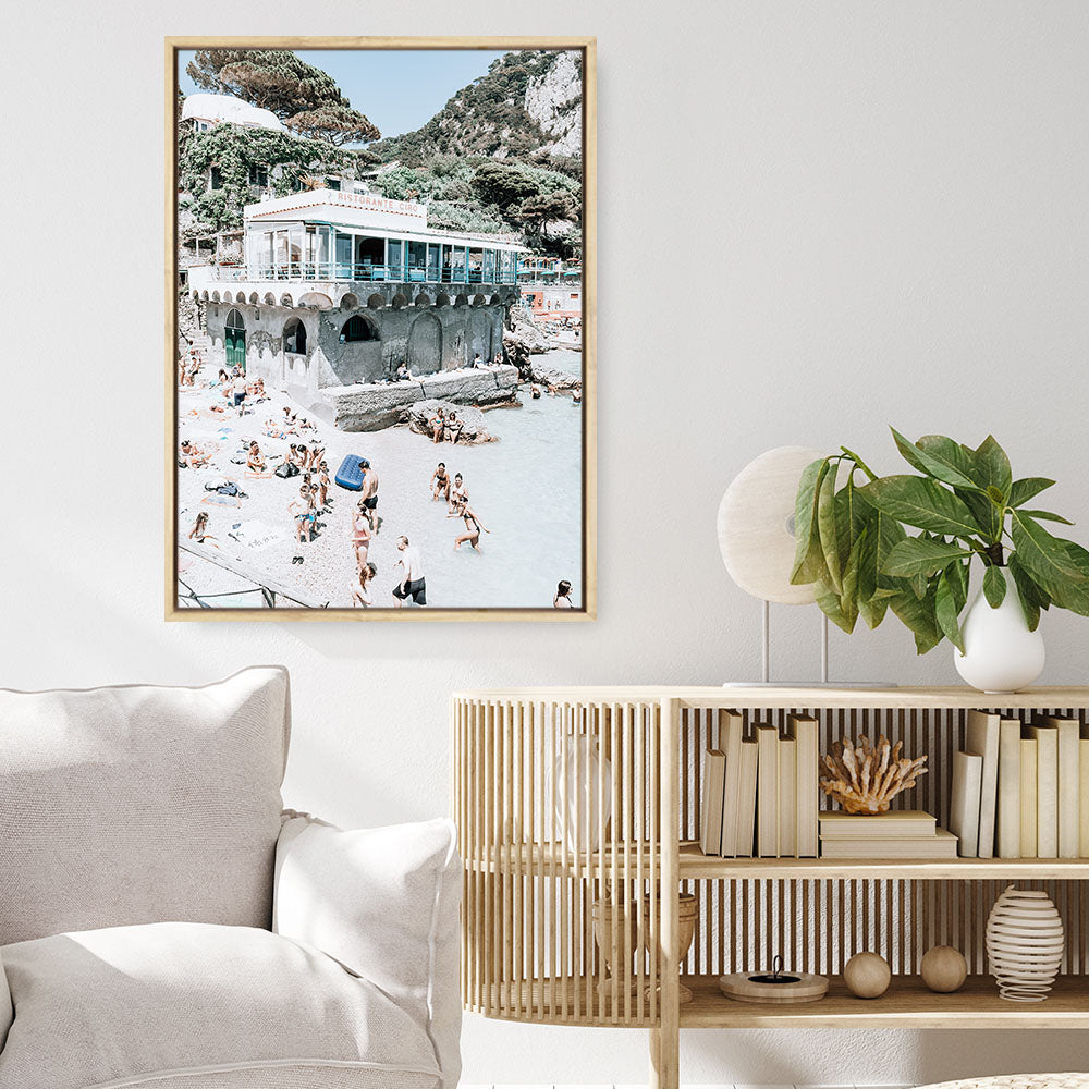 Shop Ristorante Ciro II Photo Canvas Print a coastal themed photography framed stretched canvas print from The Print Emporium wall artwork collection - Buy Australian made prints for the home and your interior decor space, TPE-975-CA-35X46-NF