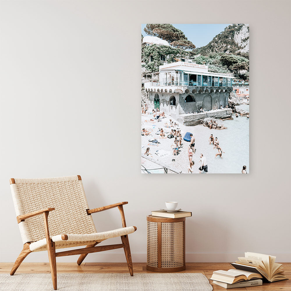 Shop Ristorante Ciro II Photo Canvas Print a coastal themed photography framed stretched canvas print from The Print Emporium wall artwork collection - Buy Australian made prints for the home and your interior decor space, TPE-975-CA-35X46-NF
