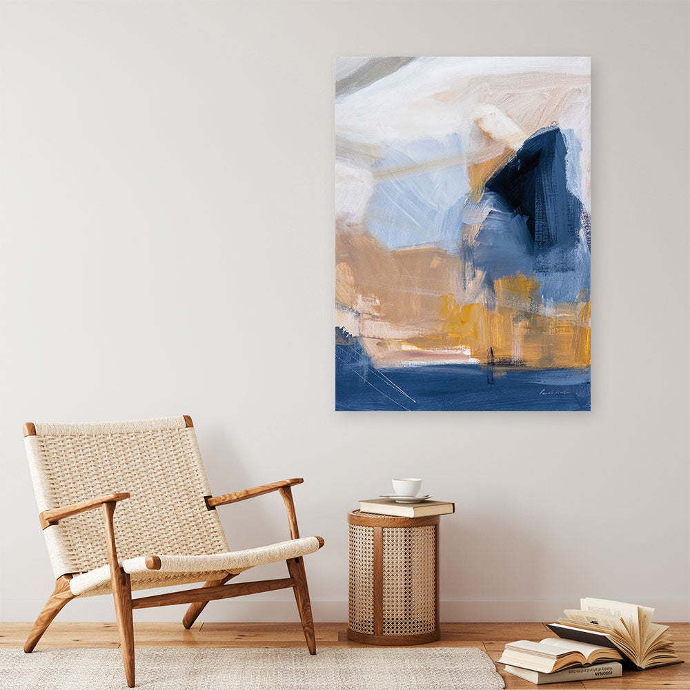 Shop Riverbank Canvas Print a painted abstract themed framed canvas wall art print from The Print Emporium artwork collection - Buy Australian made fine art painting style stretched canvas prints for the home and your interior decor space, TPE-WA-74473-CA-35X46-NF