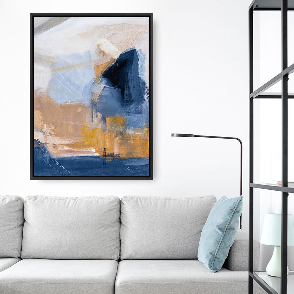 Shop Riverbank Canvas Print a painted abstract themed framed canvas wall art print from The Print Emporium artwork collection - Buy Australian made fine art painting style stretched canvas prints for the home and your interior decor space, TPE-WA-74473-CA-35X46-NF
