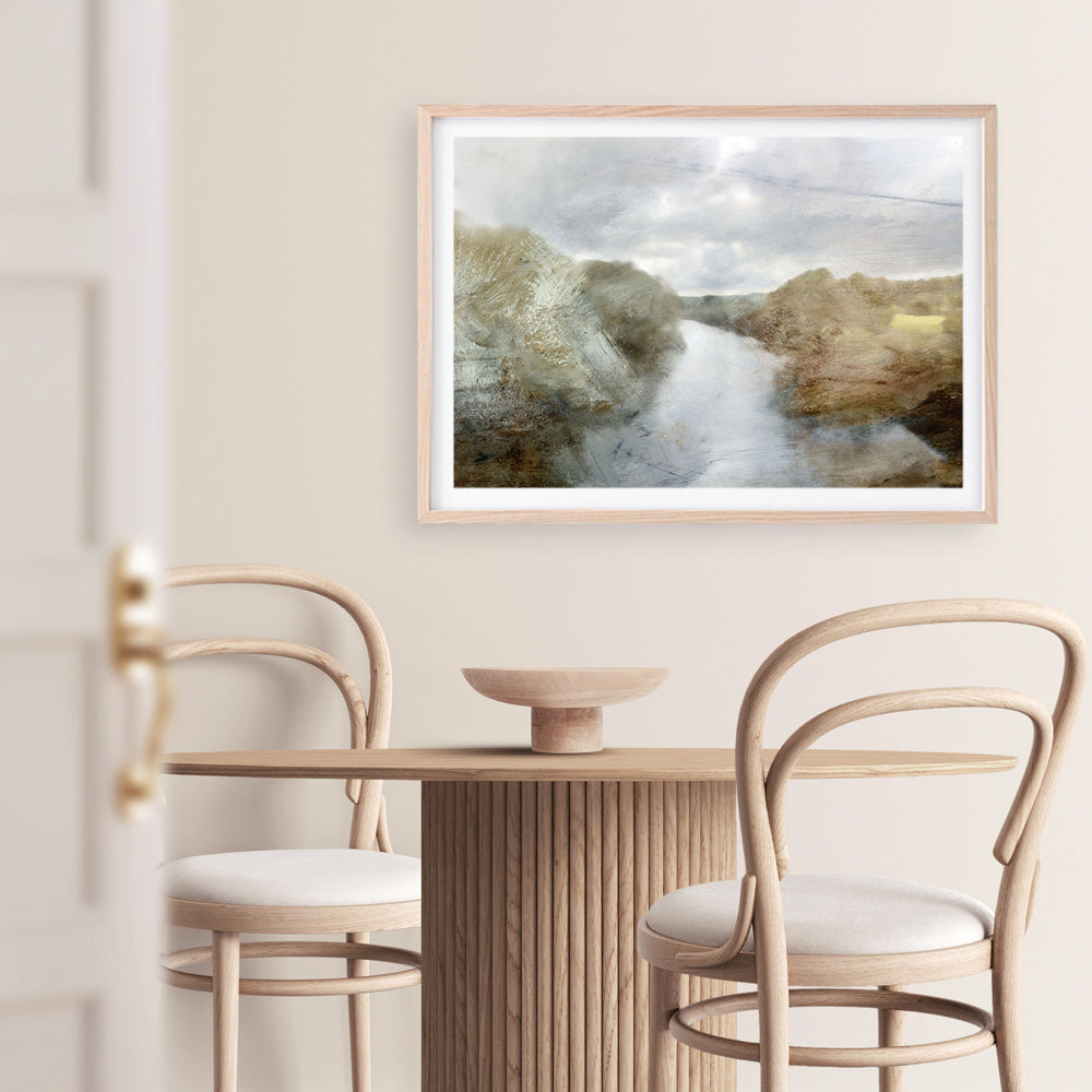Shop Riverside Art Print a painted abstract themed wall art print from The Print Emporium wall artwork collection - Buy Australian made fine art painting style poster and framed prints for the home and your interior decor room, TPE-DH-138-AP