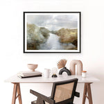 Shop Riverside Art Print a painted abstract themed wall art print from The Print Emporium wall artwork collection - Buy Australian made fine art painting style poster and framed prints for the home and your interior decor room, TPE-DH-138-AP