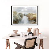 Shop Riverside Art Print a painted abstract themed wall art print from The Print Emporium wall artwork collection - Buy Australian made fine art painting style poster and framed prints for the home and your interior decor room, TPE-DH-138-AP