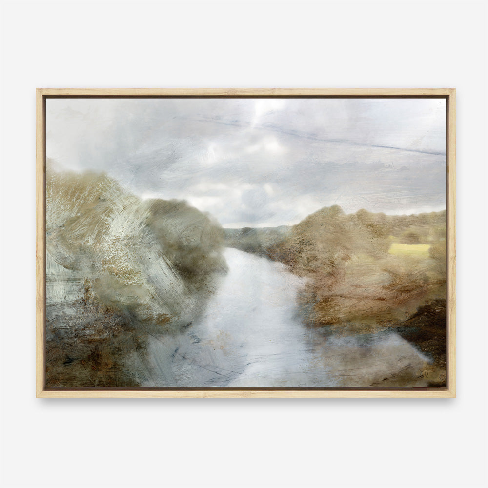 Shop Riverside Canvas Print a painted abstract themed framed canvas wall art print from The Print Emporium artwork collection - Buy Australian made fine art painting style stretched canvas prints for the home and your interior decor space, TPE-DH-138-CA-35X46-NF