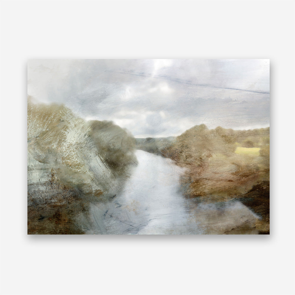 Shop Riverside Canvas Print a painted abstract themed framed canvas wall art print from The Print Emporium artwork collection - Buy Australian made fine art painting style stretched canvas prints for the home and your interior decor space, TPE-DH-138-CA-35X46-NF