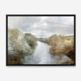 Shop Riverside Canvas Print a painted abstract themed framed canvas wall art print from The Print Emporium artwork collection - Buy Australian made fine art painting style stretched canvas prints for the home and your interior decor space, TPE-DH-138-CA-35X46-NF