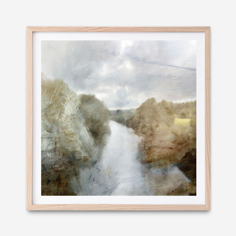 Shop Riverside (Square) Art Print a painted abstract themed wall art print from The Print Emporium wall artwork collection - Buy Australian made fine art painting style poster and framed prints for the home and your interior decor room, TPE-DH-222-AP