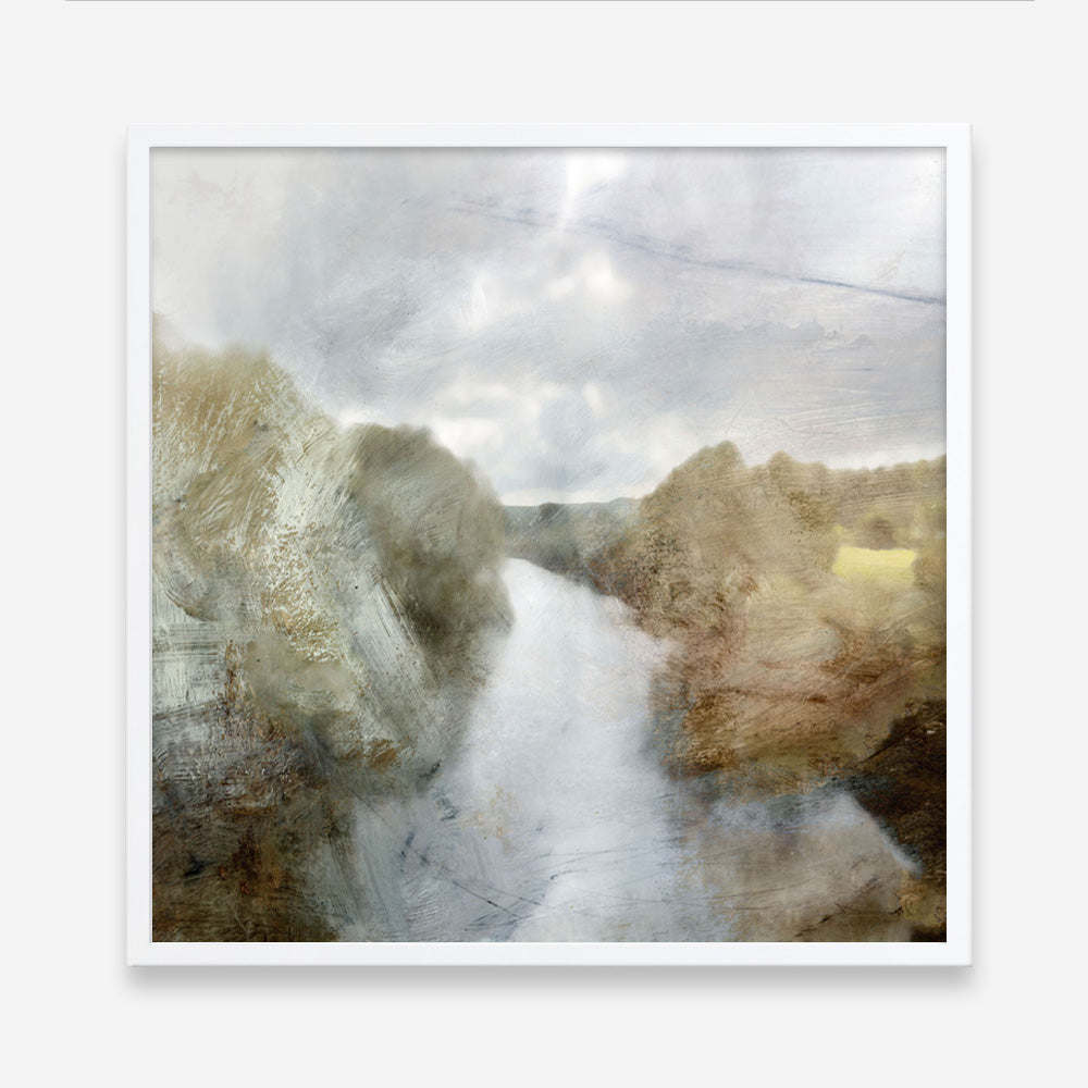 Shop Riverside (Square) Art Print a painted abstract themed wall art print from The Print Emporium wall artwork collection - Buy Australian made fine art painting style poster and framed prints for the home and your interior decor room, TPE-DH-222-AP