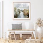 Shop Riverside (Square) Art Print a painted abstract themed wall art print from The Print Emporium wall artwork collection - Buy Australian made fine art painting style poster and framed prints for the home and your interior decor room, TPE-DH-222-AP