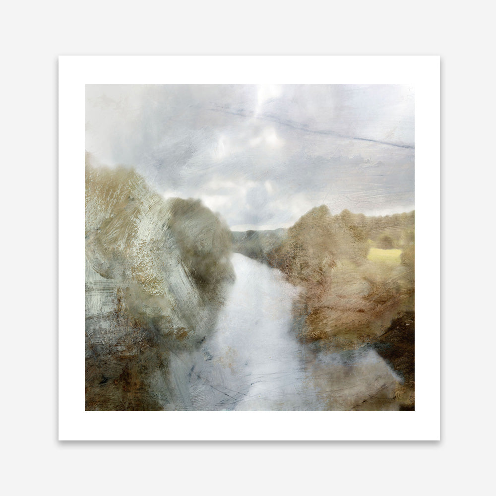 Shop Riverside (Square) Art Print a painted abstract themed wall art print from The Print Emporium wall artwork collection - Buy Australian made fine art painting style poster and framed prints for the home and your interior decor room, TPE-DH-222-AP