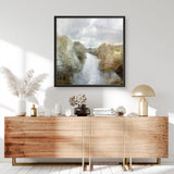 Shop Riverside (Square) Art Print a painted abstract themed wall art print from The Print Emporium wall artwork collection - Buy Australian made fine art painting style poster and framed prints for the home and your interior decor room, TPE-DH-222-AP