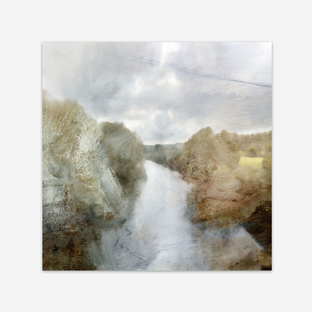Shop Riverside (Square) Art Print a painted abstract themed wall art print from The Print Emporium wall artwork collection - Buy Australian made fine art painting style poster and framed prints for the home and your interior decor room, TPE-DH-222-AP