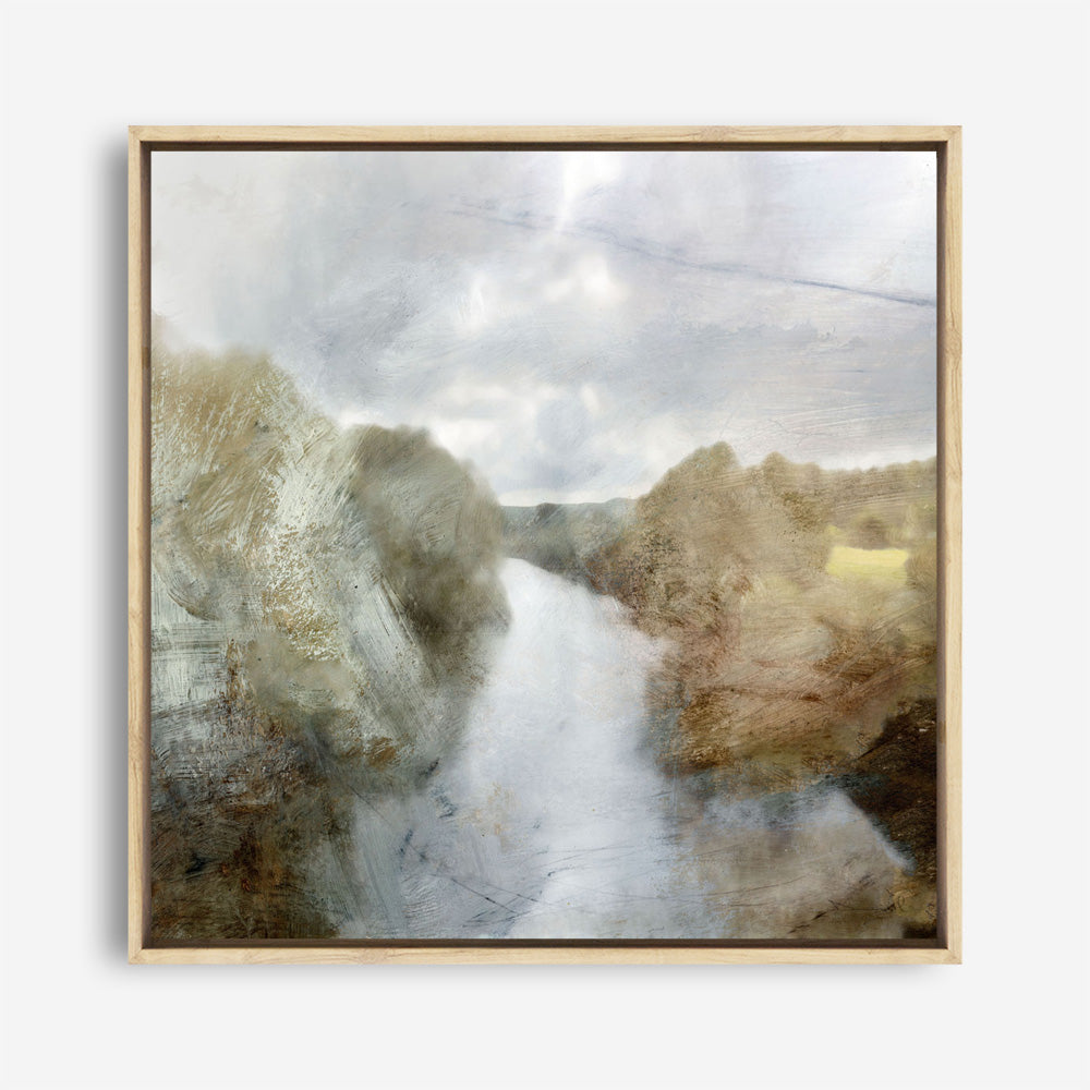 Shop Riverside (Square) Canvas Print a painted abstract themed framed canvas wall art print from The Print Emporium artwork collection - Buy Australian made fine art painting style stretched canvas prints for the home and your interior decor space, TPE-DH-222-CA-40X40-NF