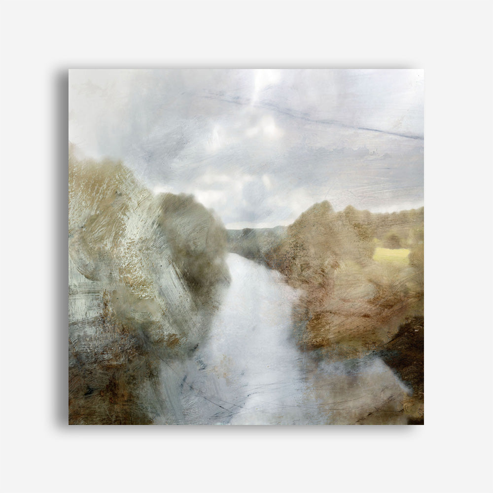 Shop Riverside (Square) Canvas Print a painted abstract themed framed canvas wall art print from The Print Emporium artwork collection - Buy Australian made fine art painting style stretched canvas prints for the home and your interior decor space, TPE-DH-222-CA-40X40-NF
