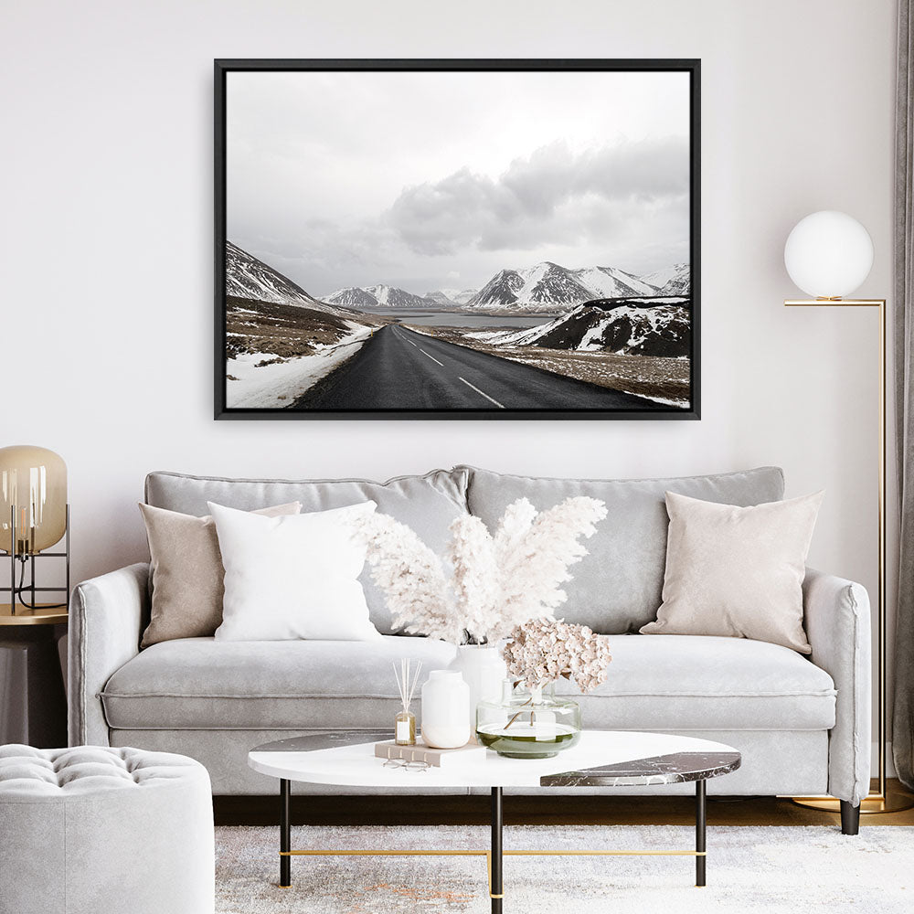 Shop Road Photo Canvas Print a photography framed stretched canvas print from The Print Emporium wall artwork collection - Buy Australian made prints for the home and your interior decor space, TPE-131-CA-35X46-NF