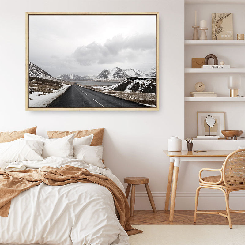 Shop Road Photo Canvas Print a photography framed stretched canvas print from The Print Emporium wall artwork collection - Buy Australian made prints for the home and your interior decor space, TPE-131-CA-35X46-NF