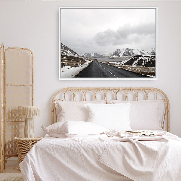 Shop Road Photo Canvas Print a photography framed stretched canvas print from The Print Emporium wall artwork collection - Buy Australian made prints for the home and your interior decor space, TPE-131-CA-35X46-NF
