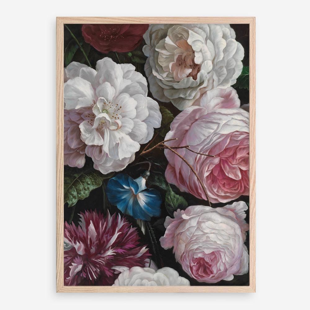 Shop Romantic Floral Art Print a floral themed painted wall art print from The Print Emporium wall artwork collection - Buy Australian made fine art painting style poster and framed prints for the home and your interior decor room, TPE-023-AP