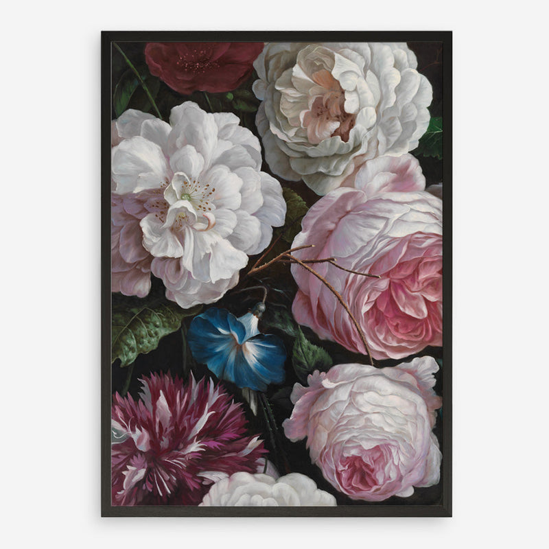 Shop Romantic Floral Art Print a floral themed painted wall art print from The Print Emporium wall artwork collection - Buy Australian made fine art painting style poster and framed prints for the home and your interior decor room, TPE-023-AP