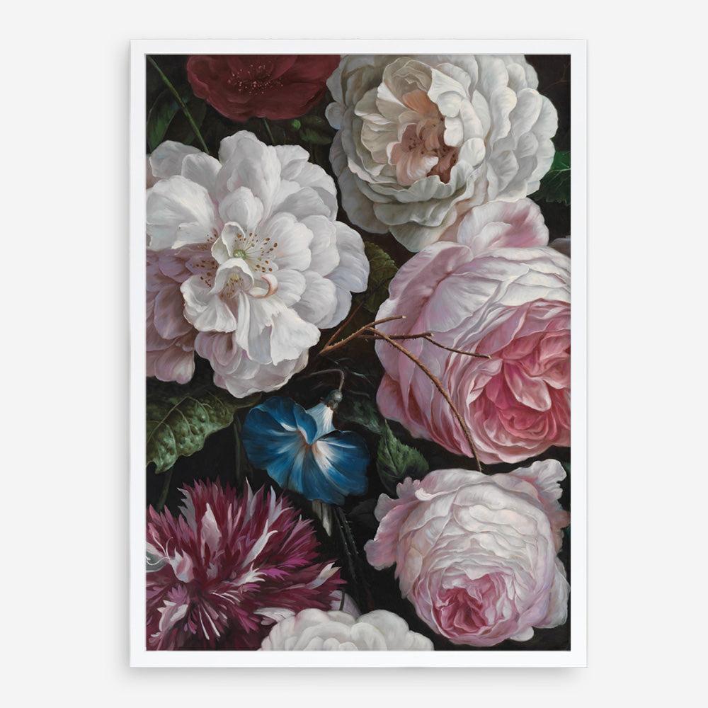 Shop Romantic Floral Art Print a floral themed painted wall art print from The Print Emporium wall artwork collection - Buy Australian made fine art painting style poster and framed prints for the home and your interior decor room, TPE-023-AP