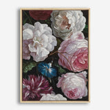 Shop Romantic Floral Canvas Print a floral themed painted framed canvas wall art print from The Print Emporium artwork collection - Buy Australian made fine art painting style stretched canvas prints for the home and your interior decor space, TPE-023-CA-35X46-NF