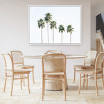 Shop Row Of Palms Photo Canvas Print a coastal themed photography framed stretched canvas print from The Print Emporium wall artwork collection - Buy Australian made prints for the home and your interior decor space, TPE-1248-CA-35X46-NF