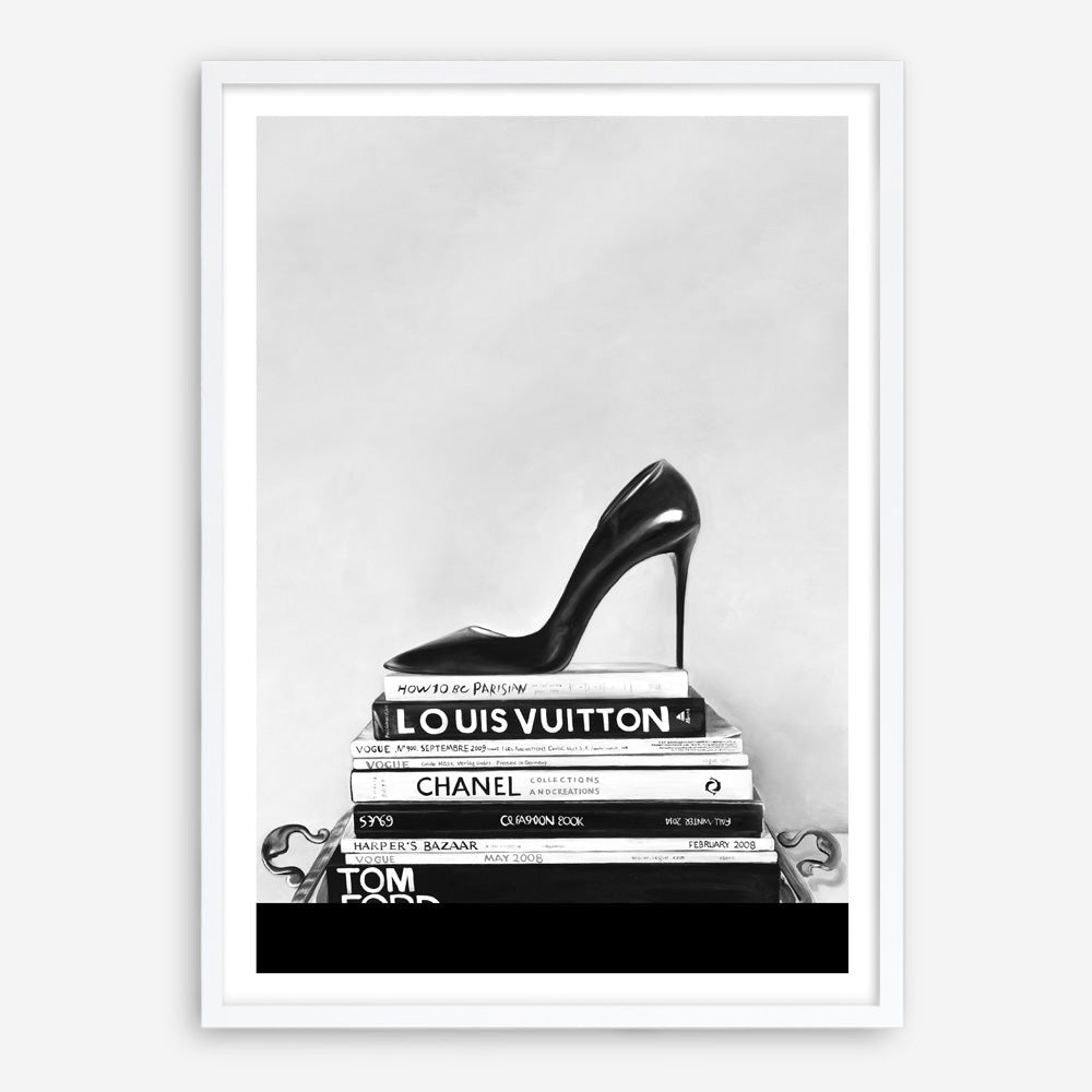 Shop Runway Reads Art Print a Hamptons style themed painted wall art print from The Print Emporium wall artwork collection - Buy Australian made fine art painting style poster and framed prints for the home and your interior decor room, TPE-282-AP
