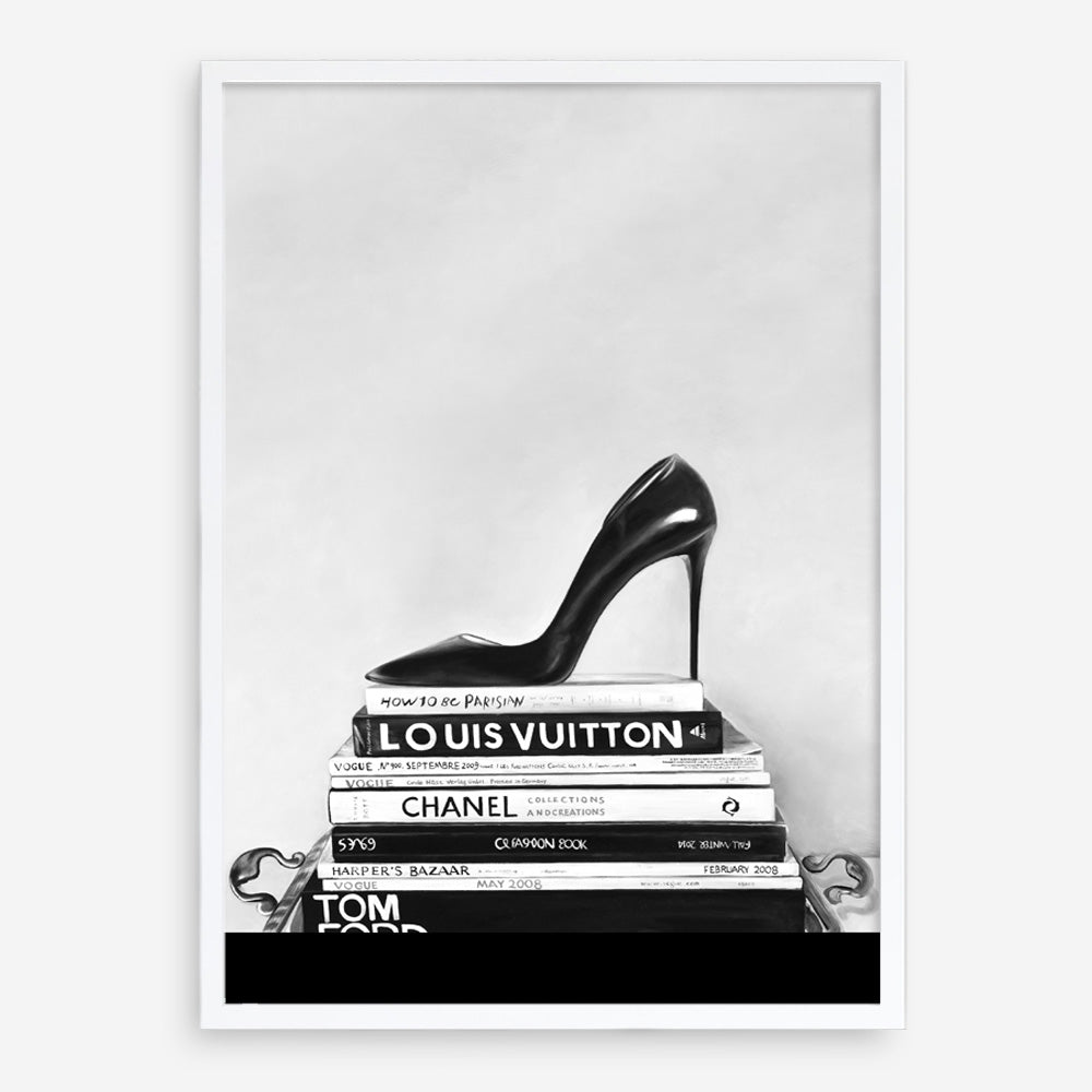 Shop Runway Reads Art Print a Hamptons style themed painted wall art print from The Print Emporium wall artwork collection - Buy Australian made fine art painting style poster and framed prints for the home and your interior decor room, TPE-282-AP