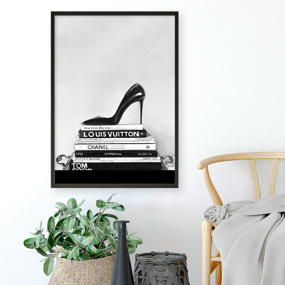 Shop Runway Reads Art Print a Hamptons style themed painted wall art print from The Print Emporium wall artwork collection - Buy Australian made fine art painting style poster and framed prints for the home and your interior decor room, TPE-282-AP