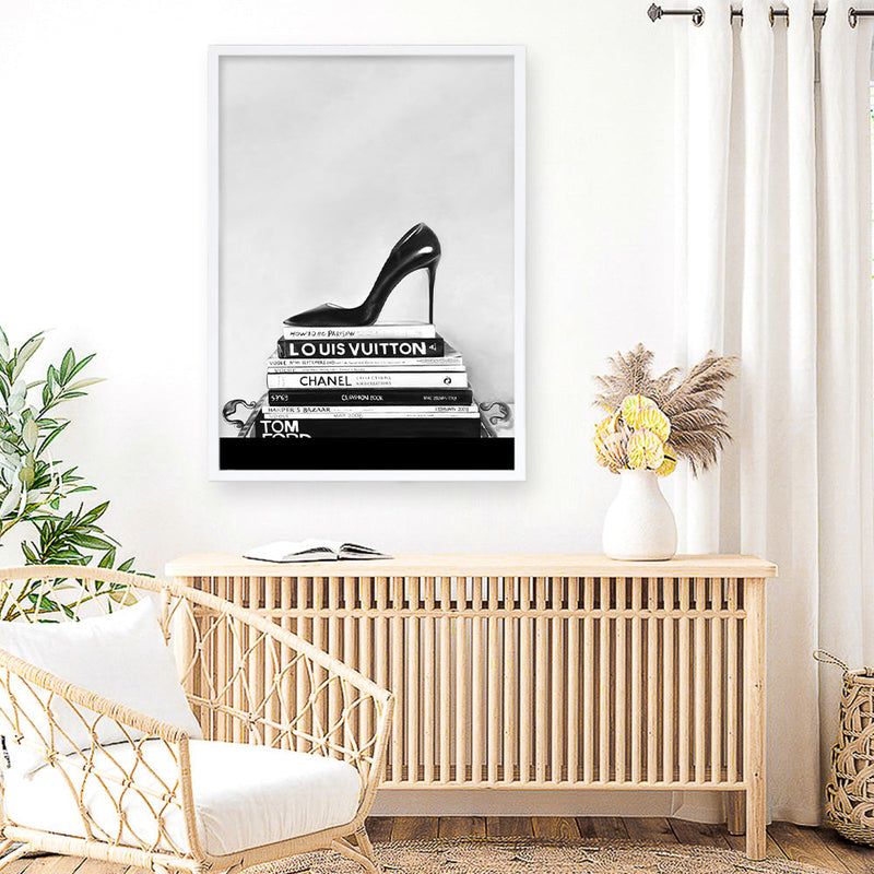 Shop Runway Reads Art Print a Hamptons style themed painted wall art print from The Print Emporium wall artwork collection - Buy Australian made fine art painting style poster and framed prints for the home and your interior decor room, TPE-282-AP