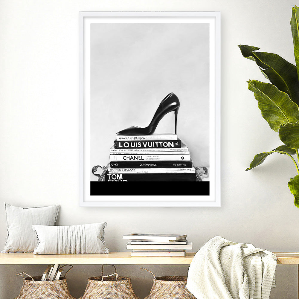 Shop Runway Reads Art Print a Hamptons style themed painted wall art print from The Print Emporium wall artwork collection - Buy Australian made fine art painting style poster and framed prints for the home and your interior decor room, TPE-282-AP